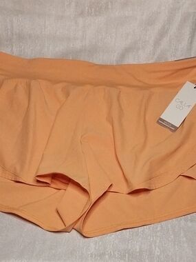 CALIA by Carrie Underwood Peach Ruffle Athletic Shorts